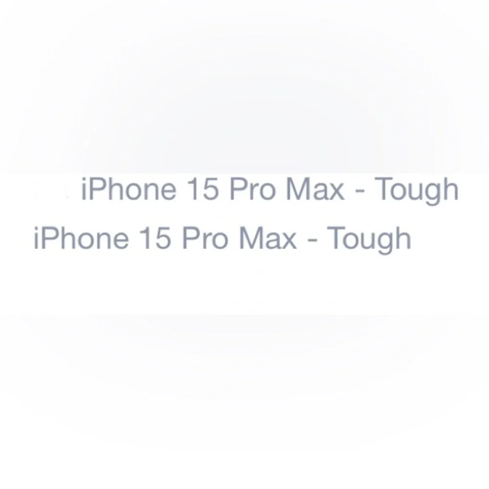 iPhone 15 Pro Max Tough case